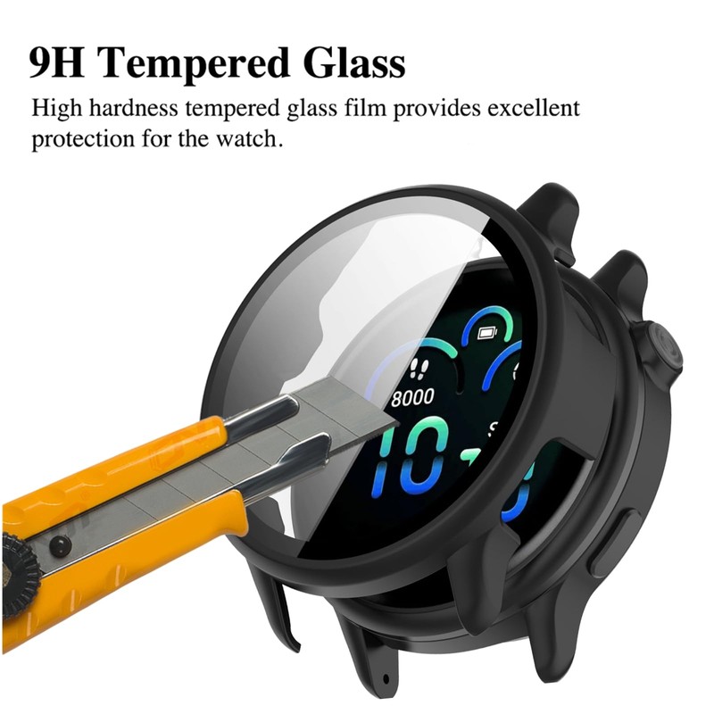 [2 Pack] Case for Garmin Vívoactive 6 with Sreen Protector,