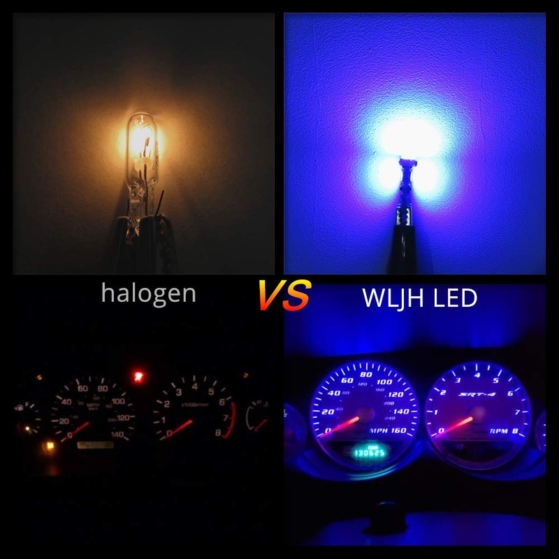 WLJH Super Bright T5 74 27 37 73 Led Bulb