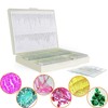 100 Microscope Slides with Specimens for Kids and Adults, Prepared
