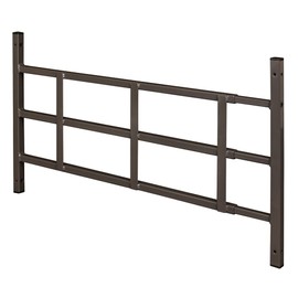 Segal 9180870 16 3-Bar Grill (Width Expandable) Fixed Window Guard, 15-1/4 in.H x 23-1/2 in-38 in.W, Bronze