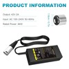 Futurebatt Electric Bike Battery Charger Output 42v 2a with 3-Pin
