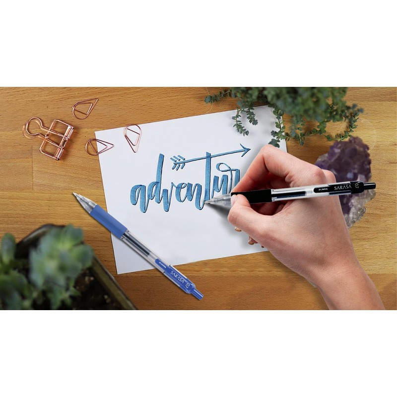 Rollerball Retráctil Sarasa 24 Piezas Multicolor Zebra Mexico