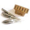 Stainless Steel Steak Knife Set of 6 With Block Dishwasher