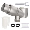 All Metal Handheld Shower Head Holder, Adjustable Shower Wand Holder