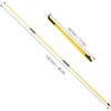 2 Pcs 3 Fold Golf Direction Indicator Stick Portable Correcter