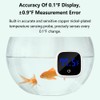 LED Aquarium Thermometer, Mini Wireless Digital Thermometers Touch Button, Energy-Saving