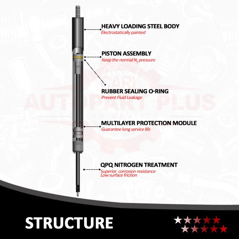 Unbranded 2X 6919 Universal Lift Supports Extended Length 11 inches