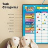 inamio Magnetic Kids Responsibility Reward Chart - Engaging 3D Stars