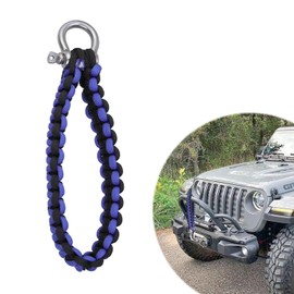 Paracord Winch Hook Pull for Jeep Winch Cable Handle Pull Strap