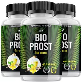 Bio Prost (3 Pack) Bio Prost Prostate Supplement for Men - BioProst Pills Bladder Control