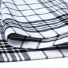 Encasa Checked Cotton Tea Towels Black Non-Terry Pack of 4,