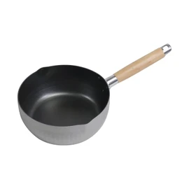 Pearl Metal Snowflake Pot, 7.9 inches (20 cm), IH Compatible, Inner Fluorine Coating, Outer Alumite Coating, Aluminum Horizontal Pot, My Select HB-3082