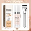 Colour Changing Foundation, Colour Changing Foundation Liquid with 1 Brushes,