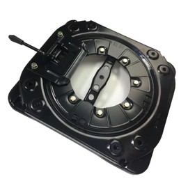 Xerun Swivel Car Seat Base,360 Degree Rotating Seat Swivel Base Steel Plate130kg Load Stool Swivel Plate Replacement for Most RV Commercial Vehicle, Engineering Vehicles(Black2)