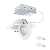 POPANU Recessed Lighting 4 inch Gimbal 9W 5CCT Swivel Ceiling