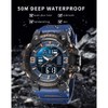 SMAEL Men's Military Watches Outdoor Sports Watch Waterproof LED Date
