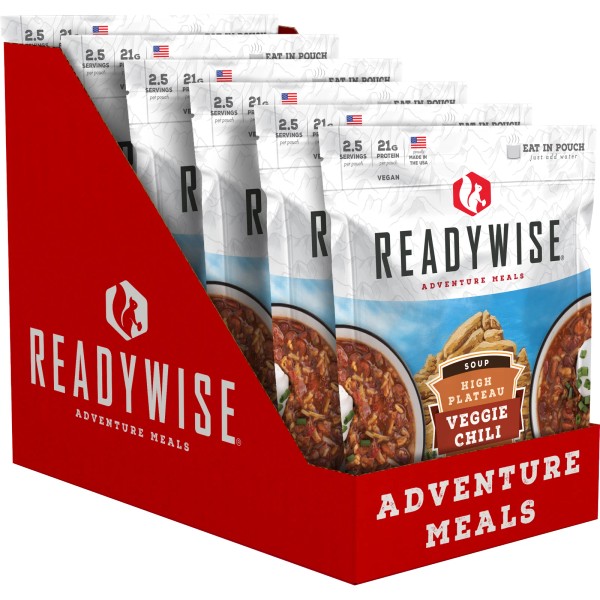 Readywise 6 CT Case High Plateau Veggie Chili Soup
