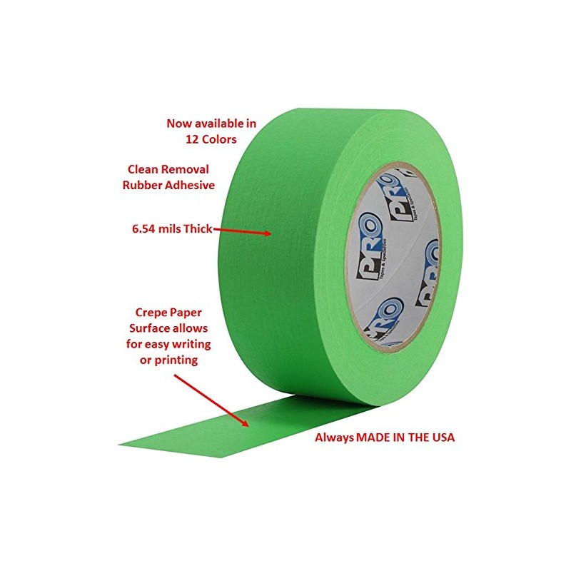 ProTapes Pro 46 Crepe Paper Masking Tape, 60 Yds Length