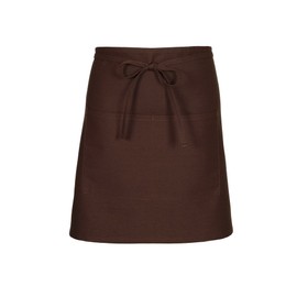 FAME Two Pocket Half Bistro Apron - F28 - Brown (WFA83262BR)