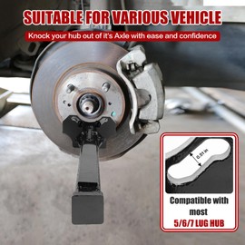 8629 Wheel Hub Removal Tool, Wheel Bearing Removal Tool, Wheel Hub Removal Tool, Replace for ATD Tools. Compatible with All Axle Stud Hubs with 5, 6 and 8 Bolts, with Nuts and Washers