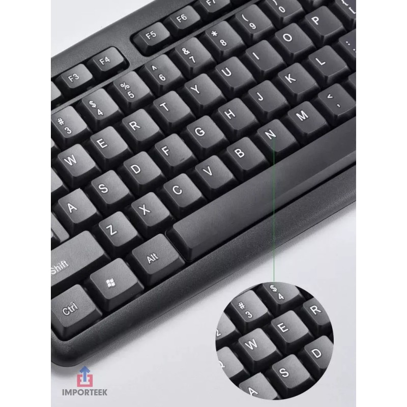 Importeek 10pz Teclado Alambrico Usb Slim Computadora Pc Escritorio La