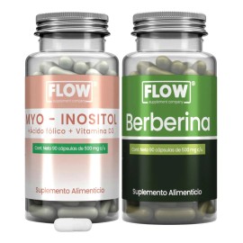 Myo Inositol Y Berberina 90 Cápsulas C/u Flow Sin Sabor