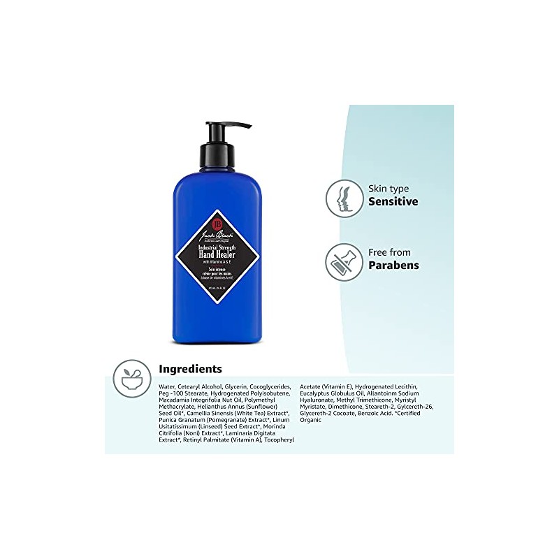 Jack Black Industrial Strength Hand Healer, 16 oz