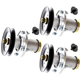 8TEN Deck Spindle Assembly with Pulley for Husqvarna 48 52 61 inch Deck EZ4216 539112170 532173436 532112171 3 Pack