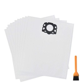 EZ SPARES Replacement for Karcher2.863-006.0 Spare Parts of Vacuum Cleaner Clean Fairy Karcher Fleece Filter Bags, WD4, WD5, WD5/P Wet & Dry Vacuums MV4,MV5,MV6(12pcs)