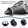 EMVANV 28pcs/Set Drill Chuck Collet for Dremel, 1/32 to 1/8inch,