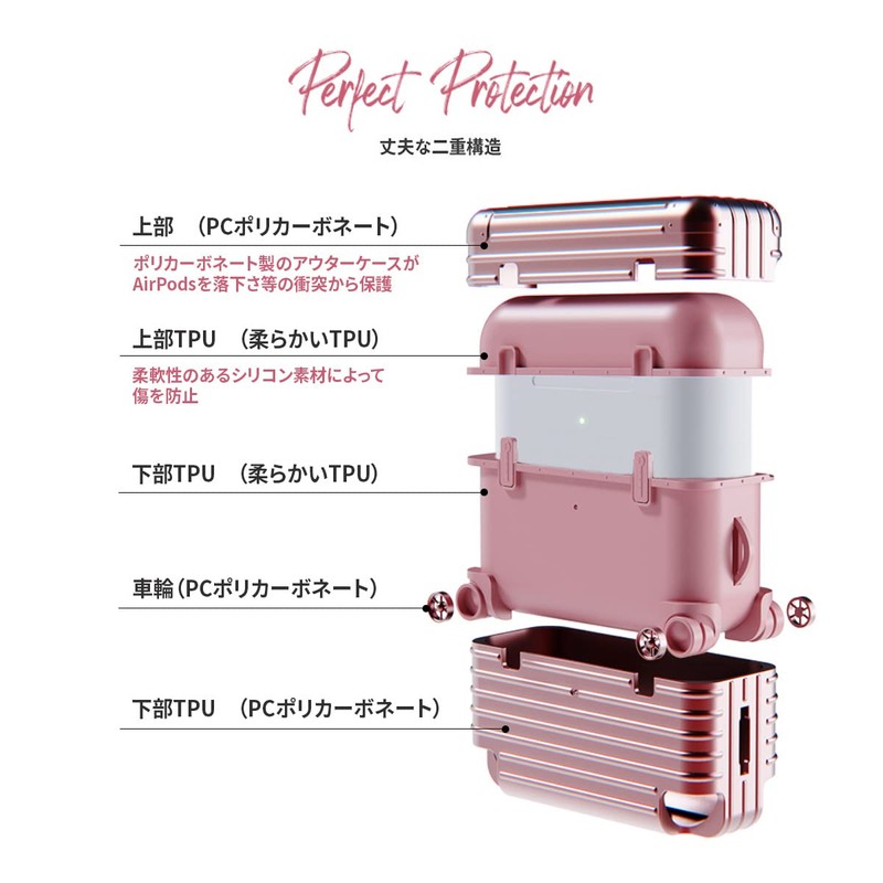 miak AirPods Pro 2nd Generation / 1st Generation Carrying Case