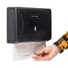 Mind Reader Paper Towel Dispenser, Tri-Fold Towel Holder, Restroom, Wall