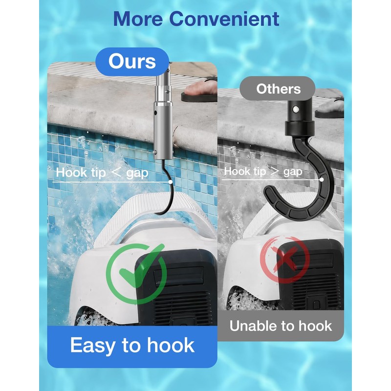 Hook for All Robotic Pool Cleaner, Stainless Steel Hook for