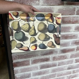 John Derian For Target SOLD OUT - John Derian Target Pear Melamine Large Serving Tray Fall Fruit - NEW