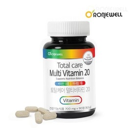 로니웰 멀티비타민 고함량 노인비타민 60대 70대 실버 할머니종합비타민 Roniwell Multivitamin High-Dose Seniors Vitamin for 60s and 70s Silver Grandmother Multivitamin
