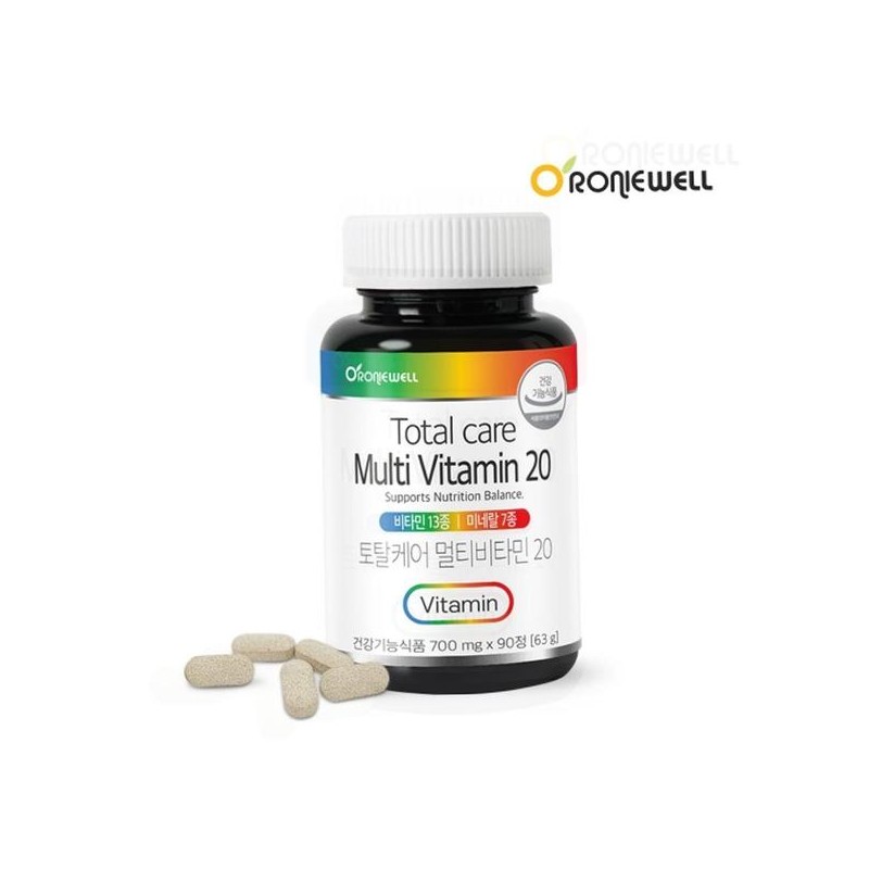 로니웰 멀티비타민 고함량 노인비타민 60대 70대 실버 할머니종합비타민 Roniwell Multivitamin