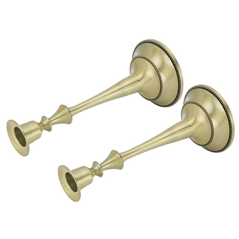 2Pcs Innovative European Style Single Head Candlestick Candle Holder Home