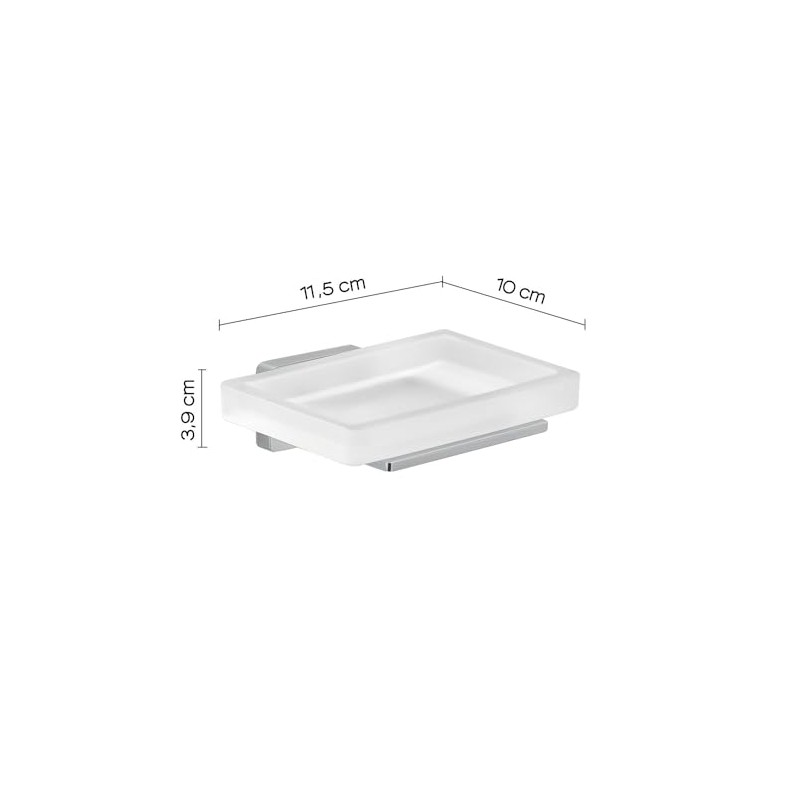 Gedy 44111300200 Soap Dish, Chrome