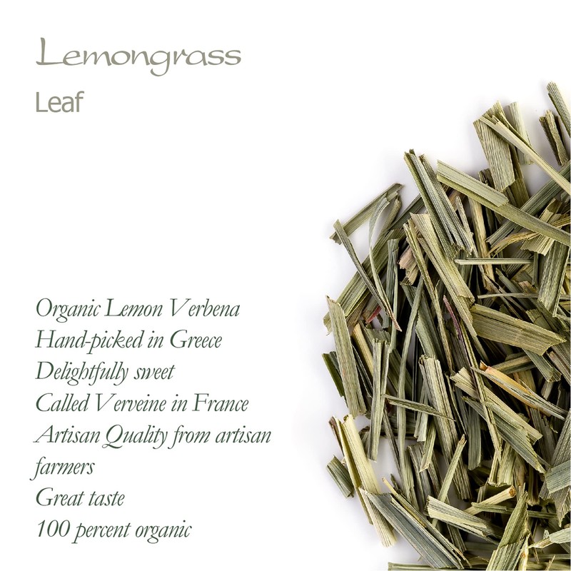 Lemon Grass Organic Herbal Tea - Lemony Sweetness - Lemongrass