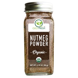 Geo-Fresh Organic Nutmeg Powder 1.76 OZ. (50g)