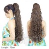 Spiral Ponytail Wig Hula Dance Tahitian Dance Sauvage (Mocha Brown)