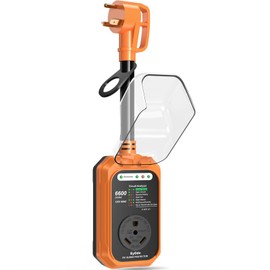 EyGde RV Surge Protector 30 Amp Waterproof, RV Circuit Analyzer with Full Electrical Protection, Power Plug Adapter Protectors for 30amp Camper Travel Trailer Accessories