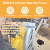 DW3278 Circular Saw Rip Fence - for 7-1/4-Inch to 8-1/4-Inch