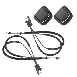 ZEALfix 1 Pair with Control Cable Tilt Handles Right & Left Front Seat Channel Handles for Fiesta MK6 2002-2012