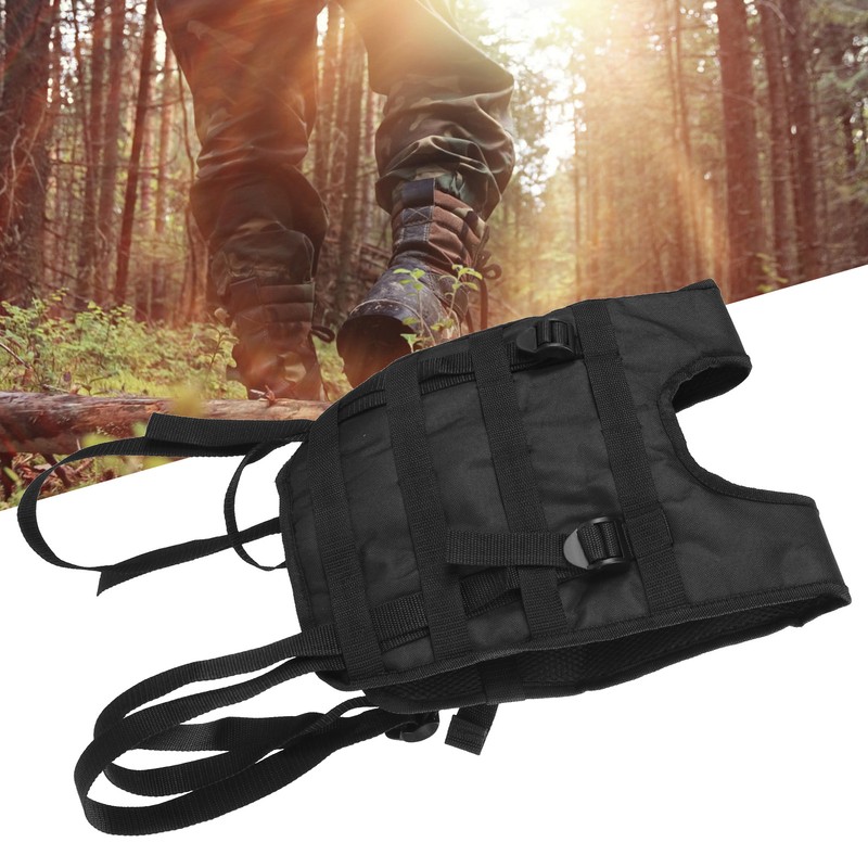 Outdoor Tactic Hunting Protective Vest Modular Adjustable Training Breathable VestBlack
