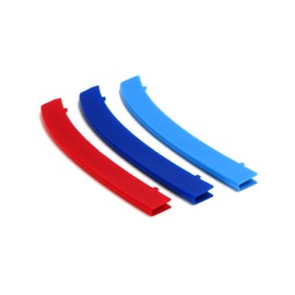 Lanyun Grill Stripes M Colors Grille Insert Trims Decorate for 95-03 E39 5 Series w/ 10-Beam Grill