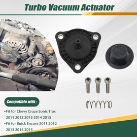 Priprilod GT14 Turbo Vacuum Actuator Compatible With 2011-2015 Chevy Cruze Sonic Trax Buick Encore 1.4L GT1446 Turbo Pressure Relief Valve Actuator replace 55565353 E55565353