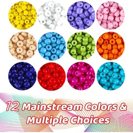VASA NAMA Cuentas de Bricolaje para Pulseras, Kit para Hacer Pulseras Niñas, Cuentas Arcilla Polimerica con Cuentas del Frutas, Animales, Flores, Letras Cuadradas para Pulseras DIY Manualidades
