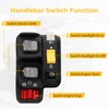M MATI Handlebar Key Starter Relay Switch Kit for Honda