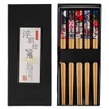 Chopsticks, 5 Pairs Chopsticks, Japanese Chopsticks, Sushi Sticks, Bamboo Chopsticks,
